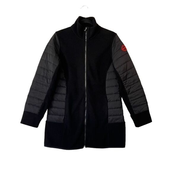 Lauren Ralph Lauren Zip Up Black Jacket Size Medium - Picture 1 of 9